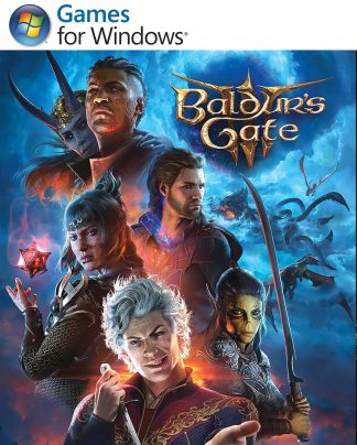 Baldur’s Gate 3 explodes with epic energy on its cover.